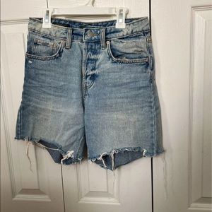 Light Wash Jean Shorts